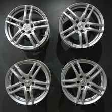 Laden Sie das Bild in den Galerie-Viewer, 4x Alufelge 18 Zoll 7.5" 5x112 51ET Glanz Silber KBA51745 Seat Altea Rim Wheel FEL5893243303op