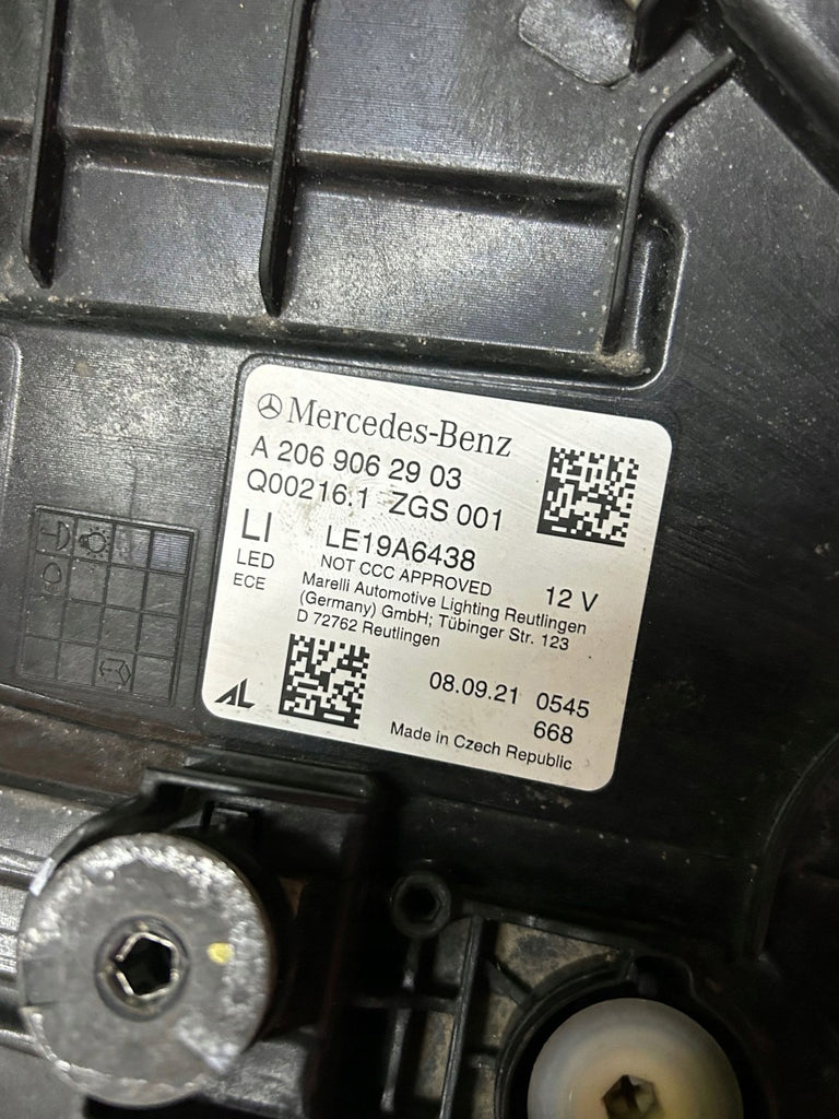 Frontscheinwerfer Mercedes-Benz W206 A2069062903 Links Scheinwerfer Headlight SCH6045350889od