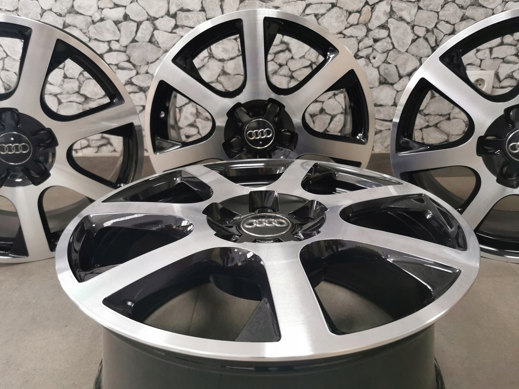 4x Alufelge 17 Zoll 8.0" 5x112 39ET Glanz Silber 8R0601025 Audi Rim Wheel FEL4019270811ij