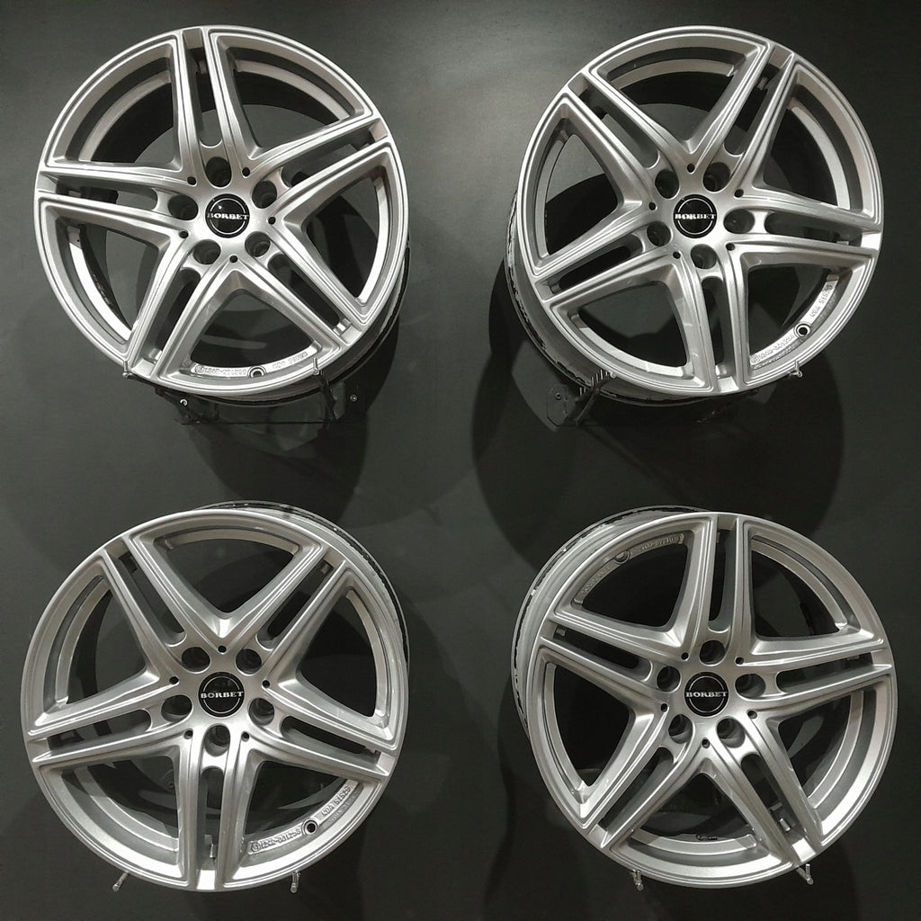 4x Alufelge 17 Zoll 7.5" 5x112 27ET Glanz Silber KBA51525 BMW 3 G21 G20 FEL5604937746aq