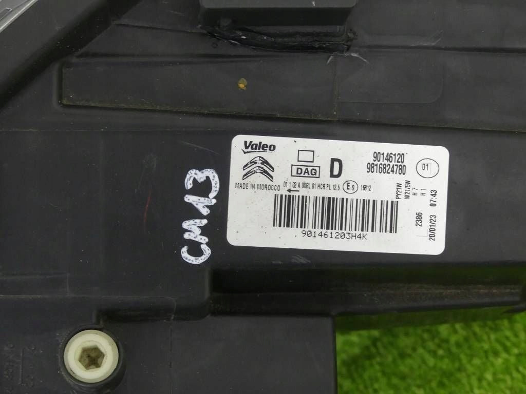 Frontscheinwerfer Citroën Berlingo 90146120 Rechts Scheinwerfer Headlight SCH7309163571km