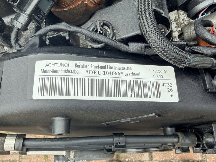Motor Audi A4 B9 DEU 2.0 TDI 150PS 110kW 150TKm Diesel Engine Unkomplett MOT7982382671xi