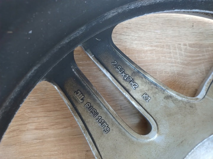 1x Alufelge 17 Zoll 7.5" 5x112 27ET KBA51525 Audi Rim Wheel FEL8956553876iy