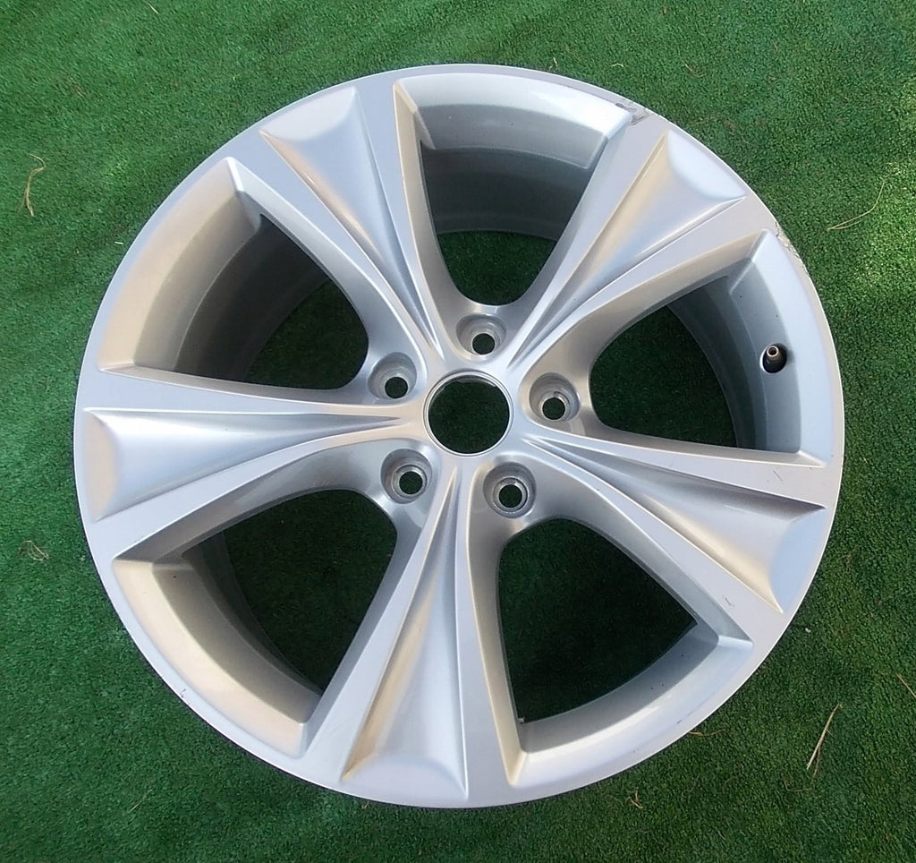 1x Alufelge 17 Zoll 7.5" 5x112 46ET Glanz Silber 5FA601025C Seat Leon Rim Wheel