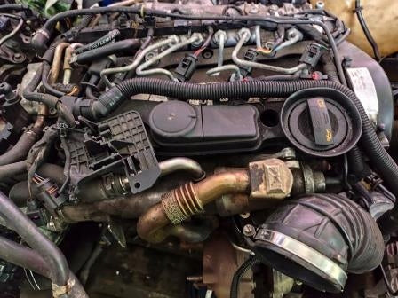 Motor Audi VW A4 CAG 2.0 TDI 256TKm Benzin Engine Komplett
