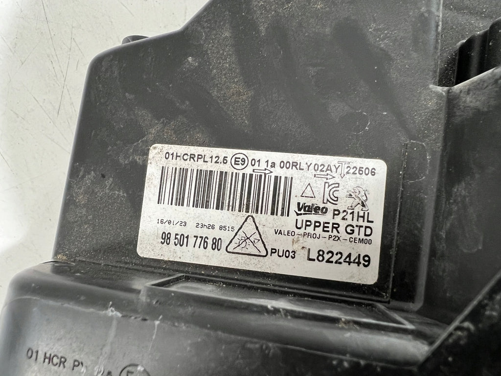Frontscheinwerfer Peugeot 208 II 9850177680 Links Scheinwerfer Headlight SCH2207171465uy