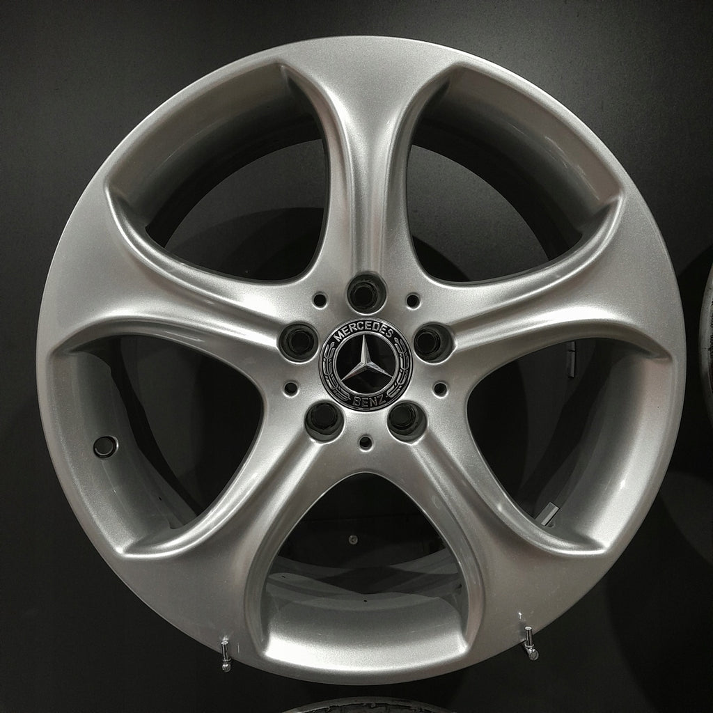 4x Alufelge 18 Zoll 7.5" 5x112 44ET Glanz Silber A2054010600 Mercedes-Benz W205 FEL3521805479ve