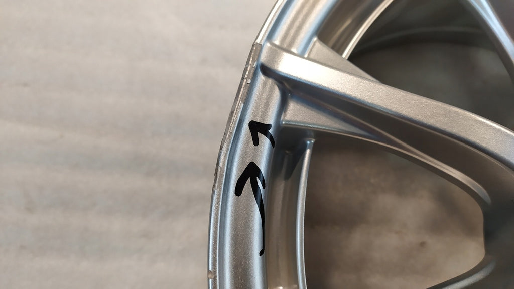 1x Alufelge 16 Zoll 6.5" 5x112 38ET A2054012400 Mercedes-Benz W205 Rim Wheel