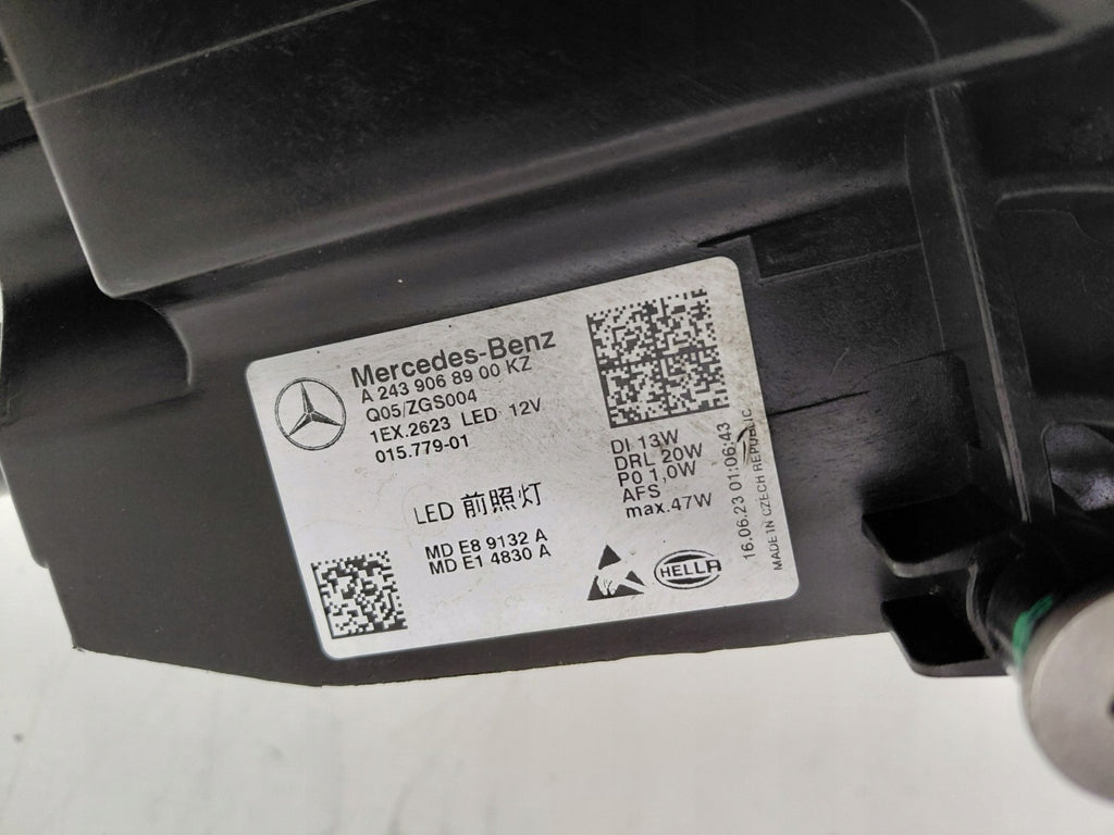 Frontscheinwerfer Mercedes-Benz Eqa Eqb A2439068900 Full LED Links Headlight SCH7450390684jq