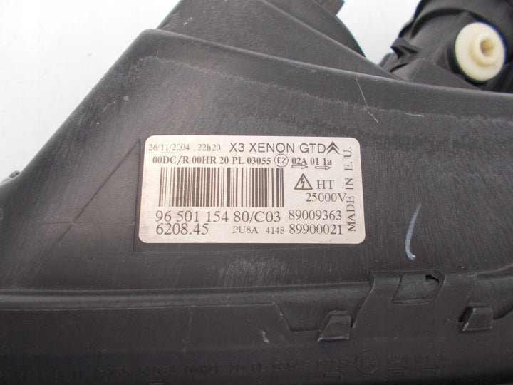 Frontscheinwerfer Citroën C5 9650115480 Xenon Links Scheinwerfer Headlight SCH7125574314lh