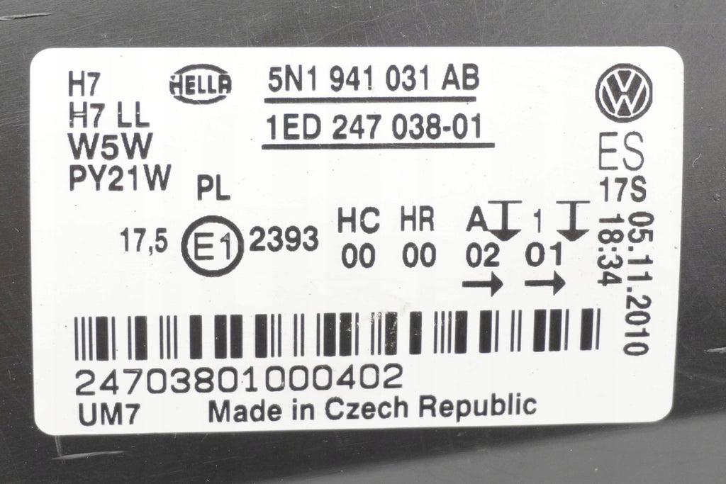 Frontscheinwerfer VW Tiguan 5N1941031AB Links Scheinwerfer Headlight SCH6110436899oc