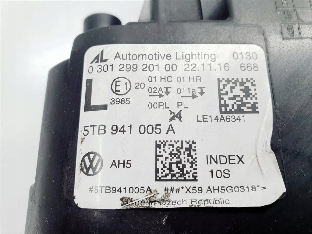 Frontscheinwerfer VW Touran 5TB941005A LED Ein Stück (Rechts oder Links)