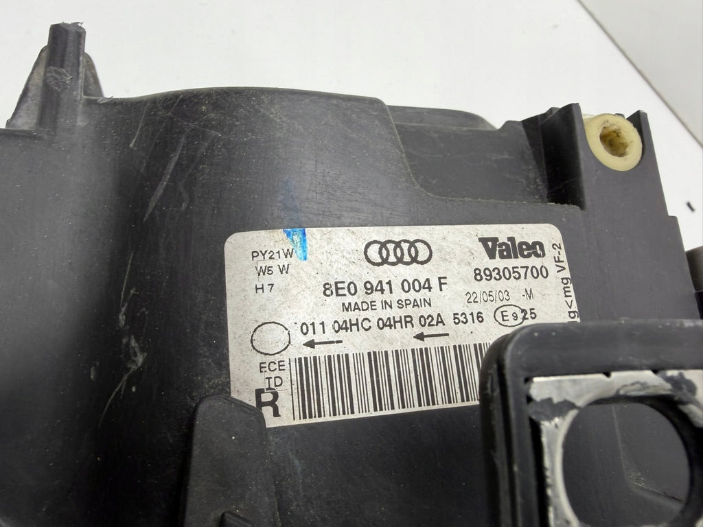 Frontscheinwerfer Audi A4 B6 8E0941004F Rechts Scheinwerfer Headlight SCH3719336874nb