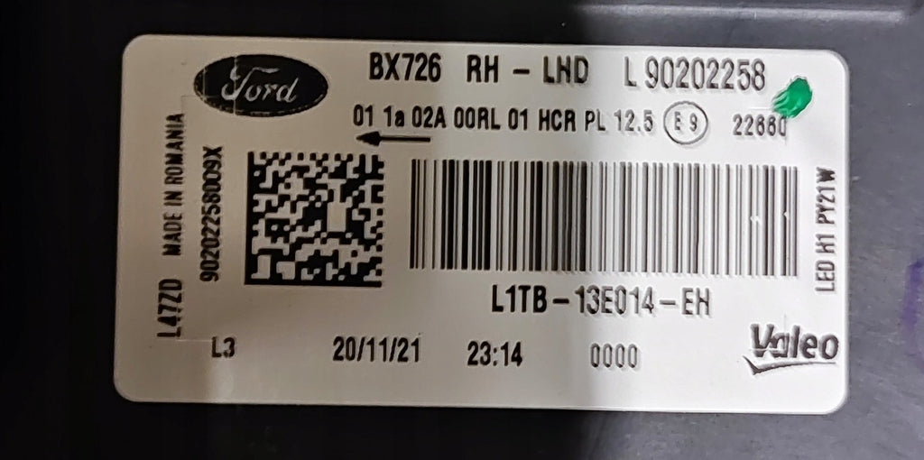 Frontscheinwerfer Ford Puma 90202258 Full LED Rechts Scheinwerfer Headlight SCH3461951454bx