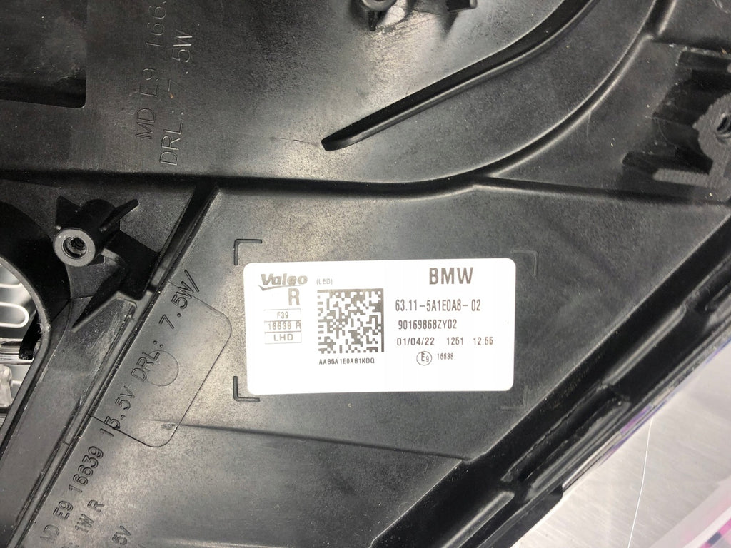 Frontscheinwerfer BMW X2 F39 5A1E0A8-02 Full LED Rechts Scheinwerfer Headlight SCH9606243690vg