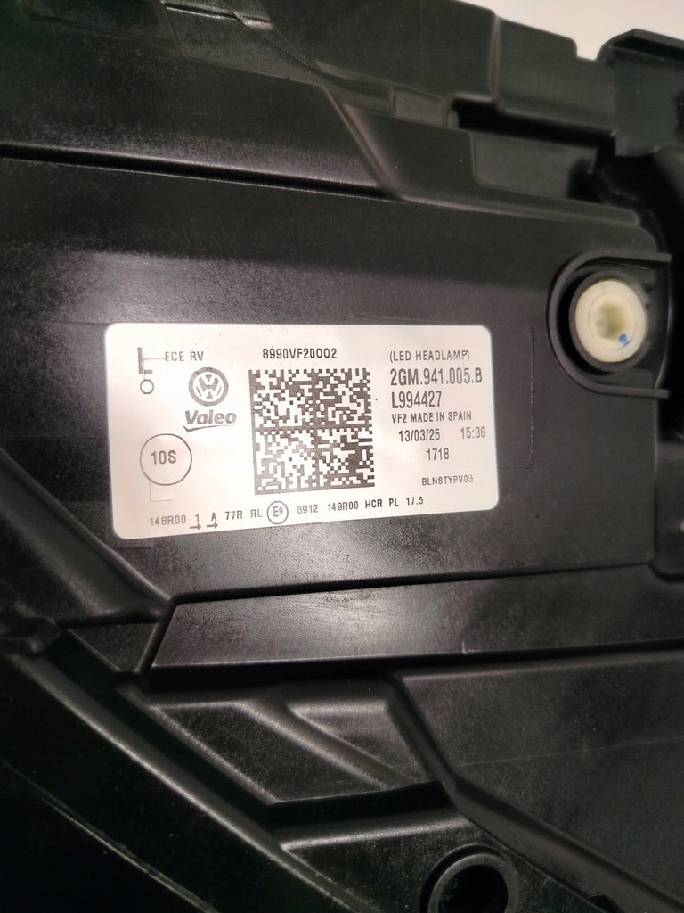 Frontscheinwerfer VW T-Cross 2GM941005B LED Links Scheinwerfer Headlight