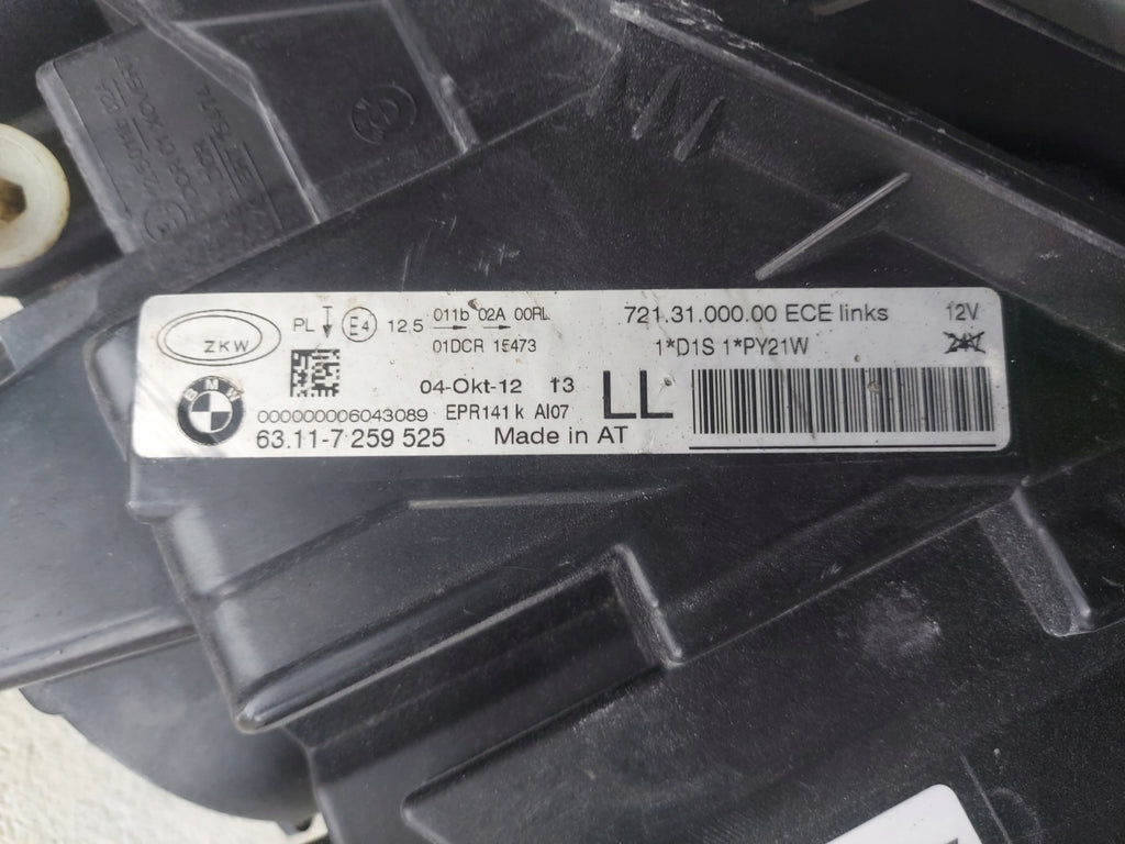Frontscheinwerfer BMW F30 F31 7259525 Xenon Links Scheinwerfer Headlight SCH9655631977ga