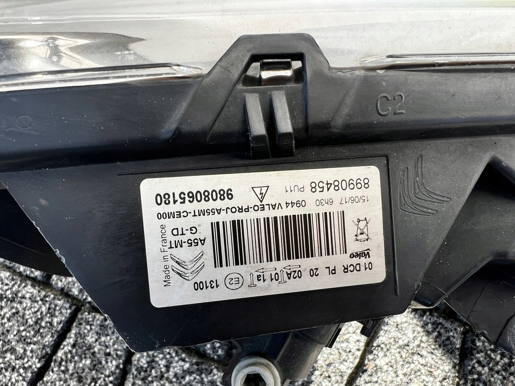 Frontscheinwerfer Citroën Ds3 Ds 3 89908458 Xenon Links Scheinwerfer Headlight