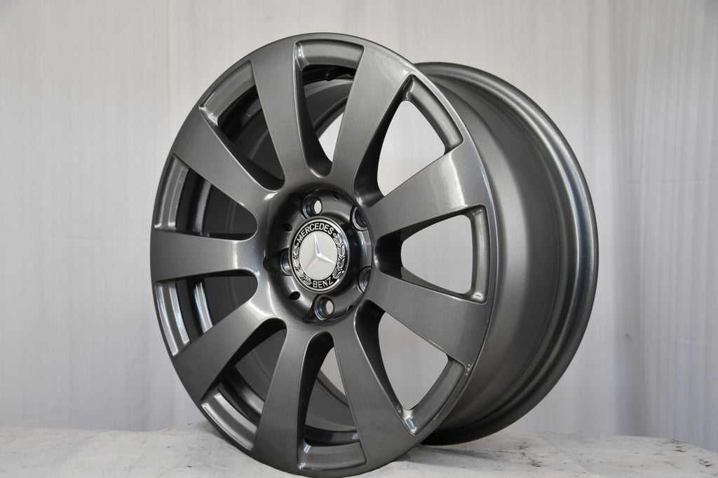4x Alufelge 16 Zoll 7.5" 5x112 45 5ET Glanz Graphit A2124010102 Mercedes-Benz FEL5208136572yv