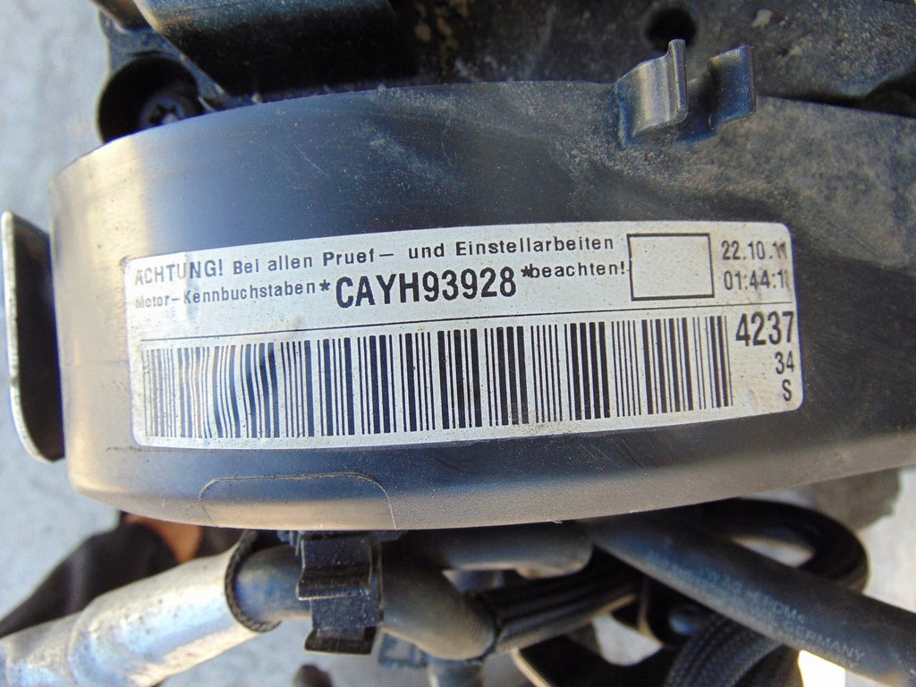 Motor VW Caddy III CAYD CAYE 1.6 TDI 50TKm 2010 Diesel Engine Komplett