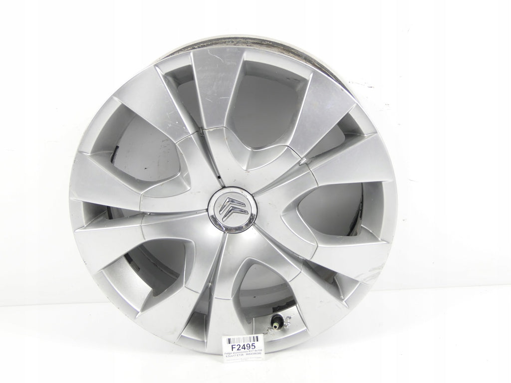 1x Alufelge 17 Zoll 6.5" 4x108 26ET Silber 9654386380 Citroën C4 Picasso I FEL6507193364zc