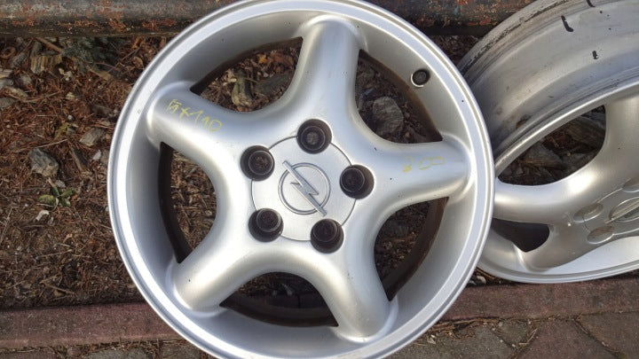 4x Alufelge 15 Zoll 6.0" 5x110 Opel Rim Wheel FEL8180343764zn