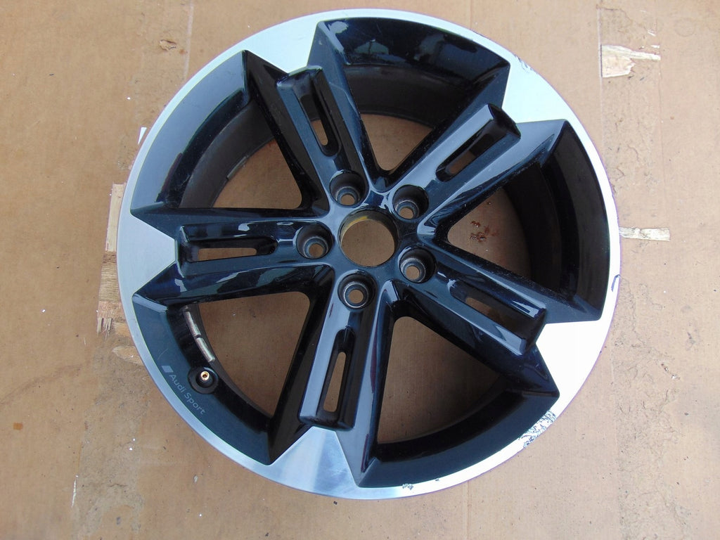 1x Alufelge 18 Zoll 7.0" 5x112 40ET Glanz Schwarz 81A601025AM Audi Q2 Rim Wheel FEL5899569627mq