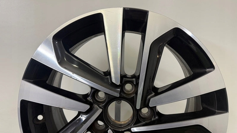1x Alufelge 16 Zoll 6.5" 5x112 48ET Glanz Schwarz 5TA601025P VW Touran Rim Wheel FEL7135575398in