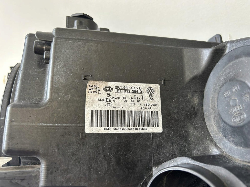 Frontscheinwerfer VW Caddy 2K1941015B 1ED012286-01 Links Scheinwerfer Headlight SCH6009871825qj