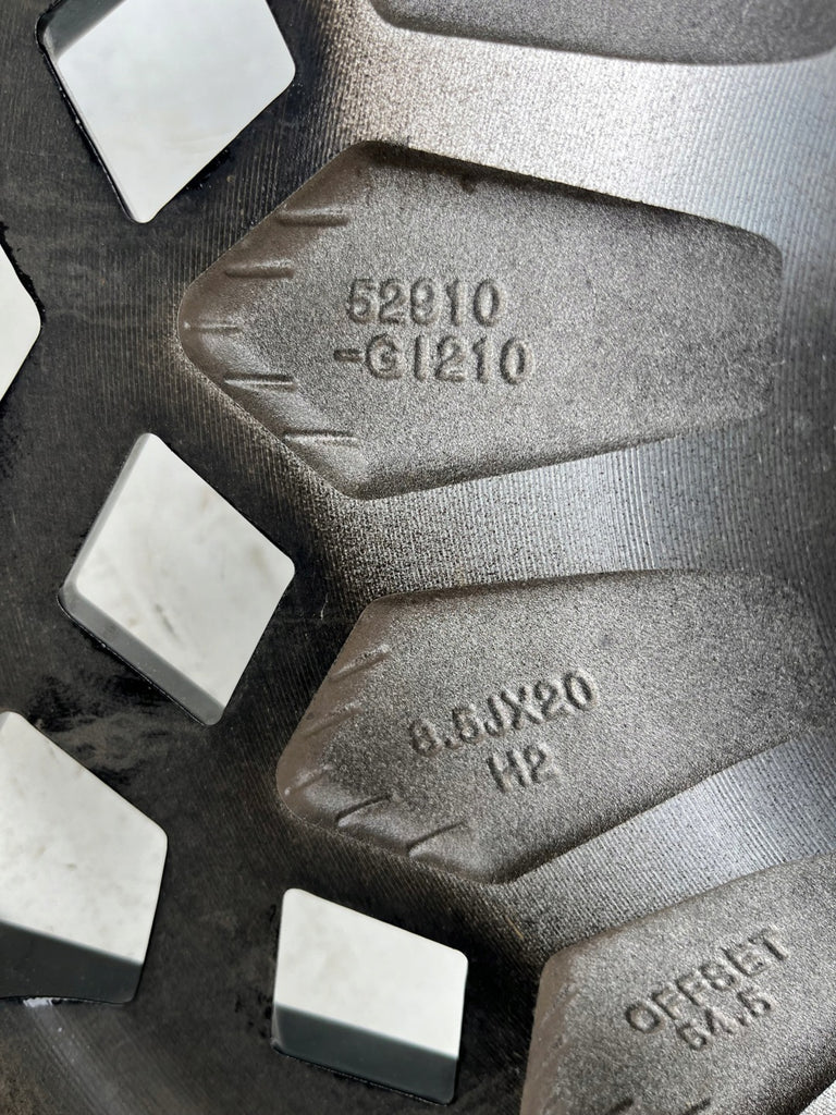 1x Alufelge 20 Zoll 8.5" 5x114.3 54 5ET 52910-GI210 Hyundai Ioniq Rim Wheel FEL6493352522wc