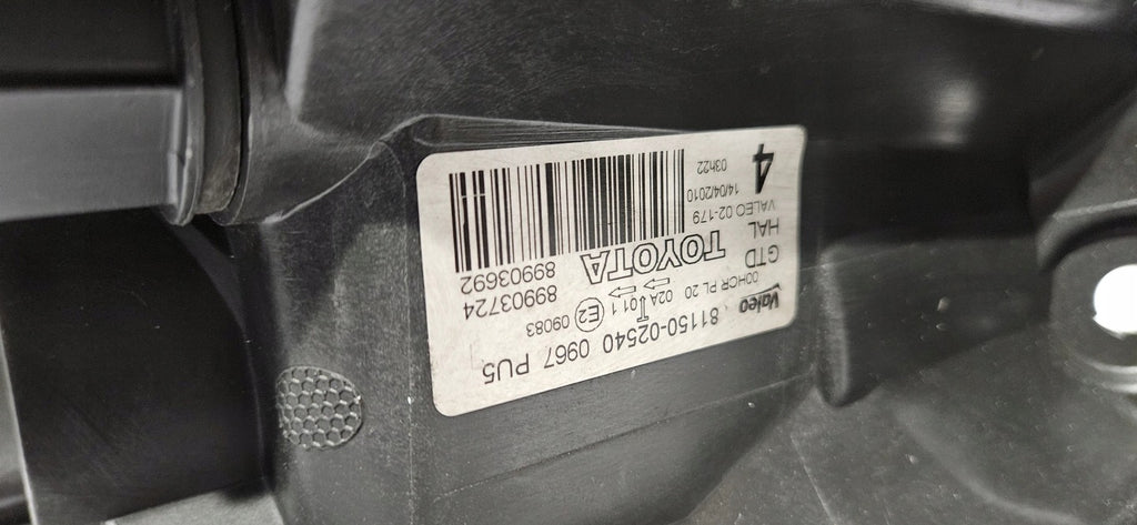 Frontscheinwerfer Toyota Auris 81150-02540 Links Scheinwerfer Headlight