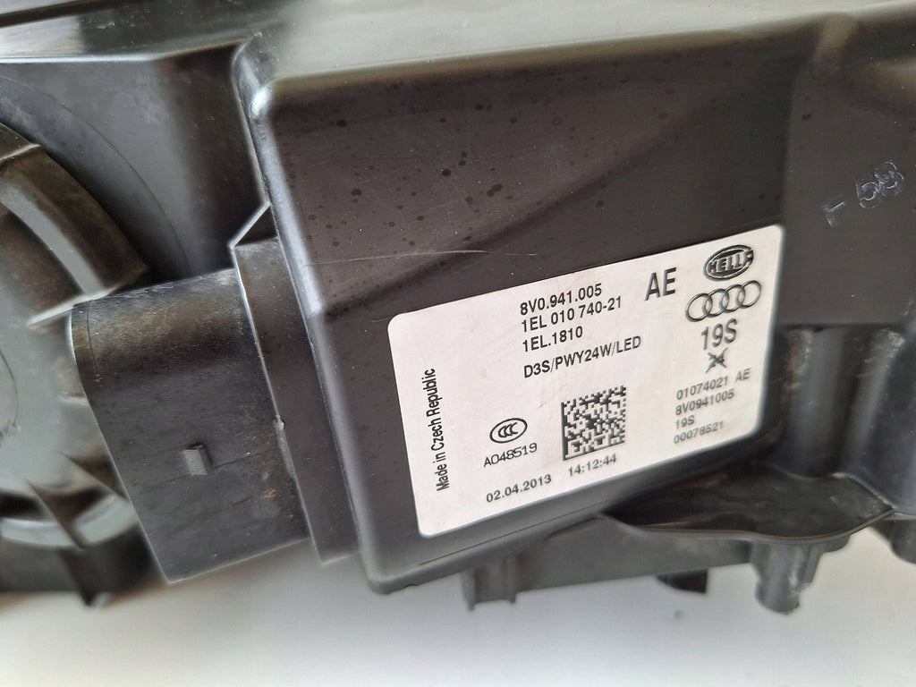 Frontscheinwerfer Audi A3 8V0941005 Xenon Ein Stück (Rechts oder Links) SCH5950035244ld