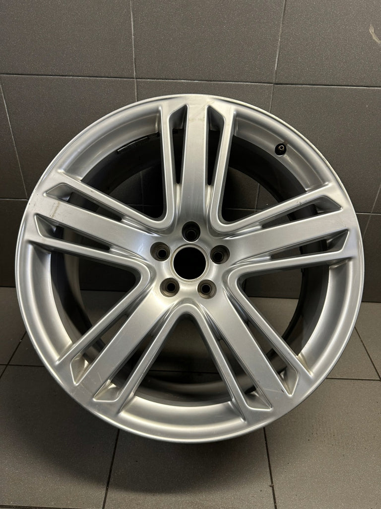 1x Alufelge 21 Zoll 9.0" 5x112 35ET Matt Silber 4H0601025AJ Audi A8 Rim Wheel FEL6368869486ex