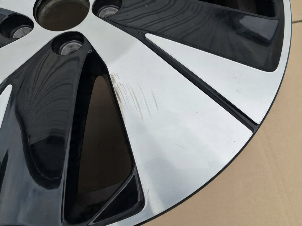 1x Alufelge 18 Zoll 7.5" 5x108 50 5ET Glanz Schwarz 31680403 Volvo Xc40