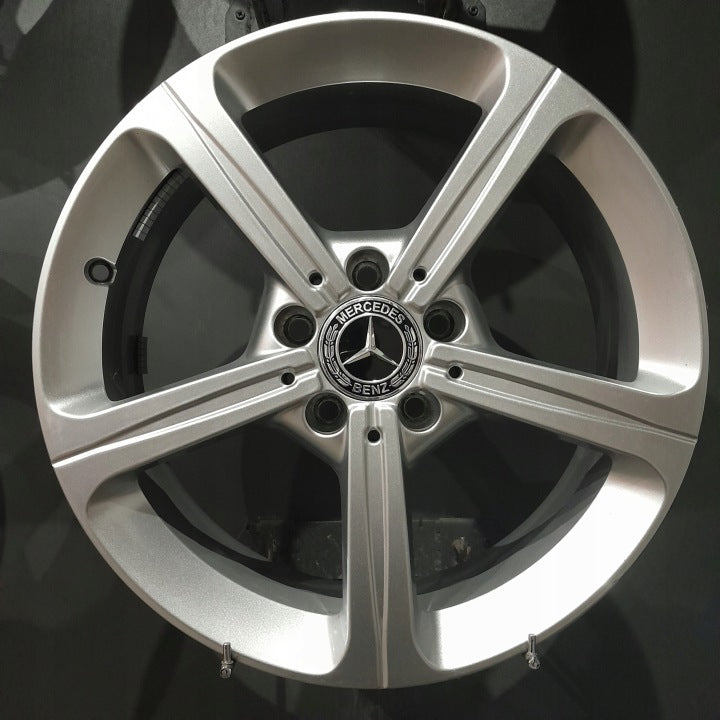 4x Alufelge 17 Zoll 6.5" 5x112 44ET Glanz Silber A1774011200 Mercedes-Benz W177 FEL2954822553kf