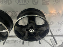 Laden Sie das Bild in den Galerie-Viewer, 4x Alufelge 17 Zoll 7.0" 5x120 55ET Glanz Schwarz 7H0601025C VW Caravelle FEL4251576372dz