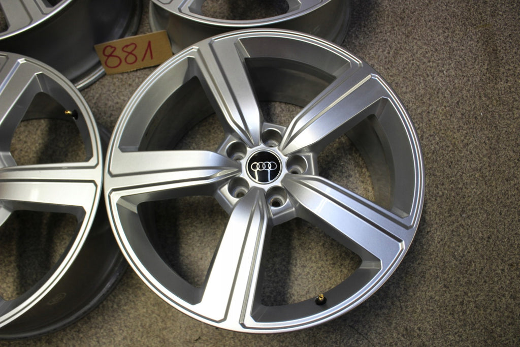 4x Alufelge 20 Zoll 9.0" 5x112 38ET Glanz Silber 4KE601025S Audi E-Tron FEL4610650796mn