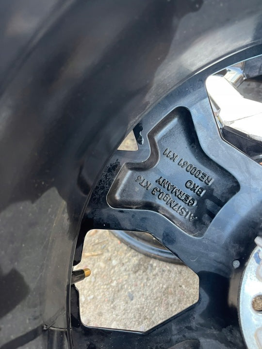 1x Alufelge 17 Zoll 6.5" 5x114.3 50ET Glanz Schwarz 403006311R Dacia Rim Wheel FEL7600194669kn