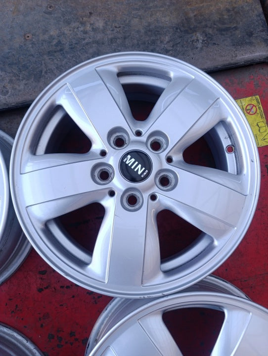 4x Alufelge 15 Zoll 5.5" 5x112 Mini F57 F56 F55 Rim Wheel FEL7352334345eh