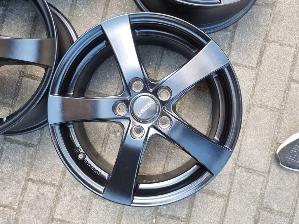 4x Alufelge 16 Zoll 6.5" 5x112 46ET Glanz Silber Audi I Rim Wheel FEL2900114384tb