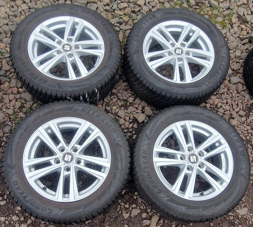 4x Alufelge 16 Zoll 6.0" 5x112 43ET Silber SE026016 Mg I Rim Wheel FEL4061513423de