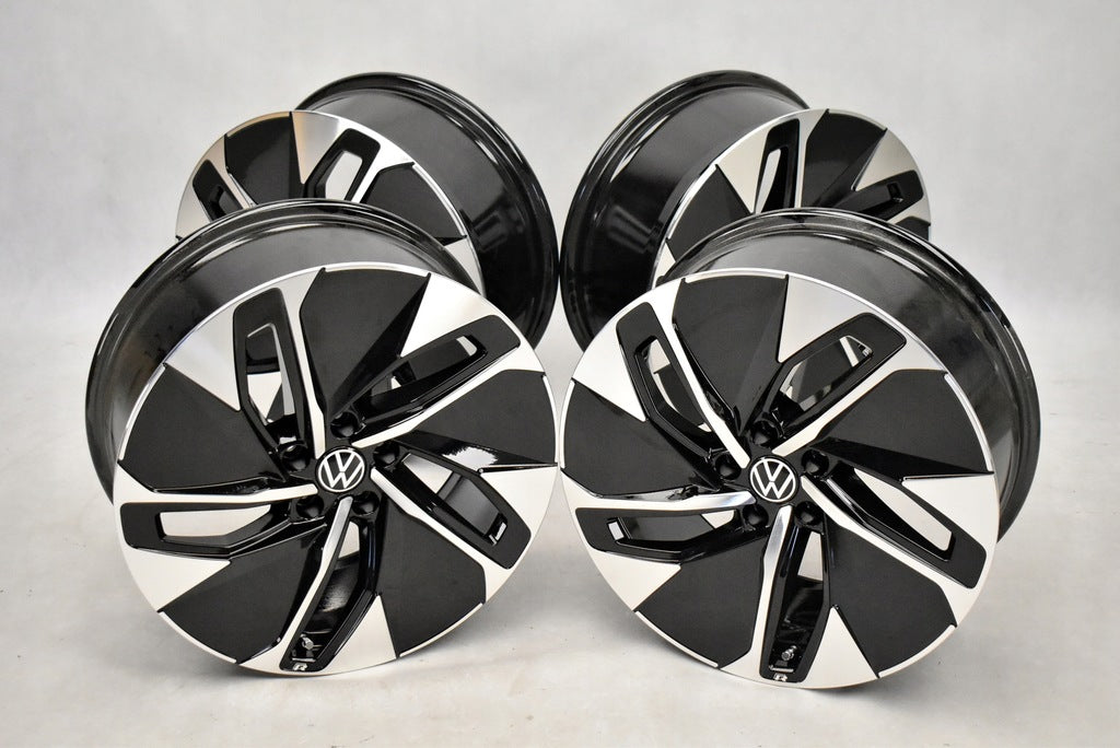 4x Alufelge 19 Zoll 8.0" 5x112 45ET Glanz Schwarz 11A601025 VW Id.4 Rim Wheel FEL1607170973xk