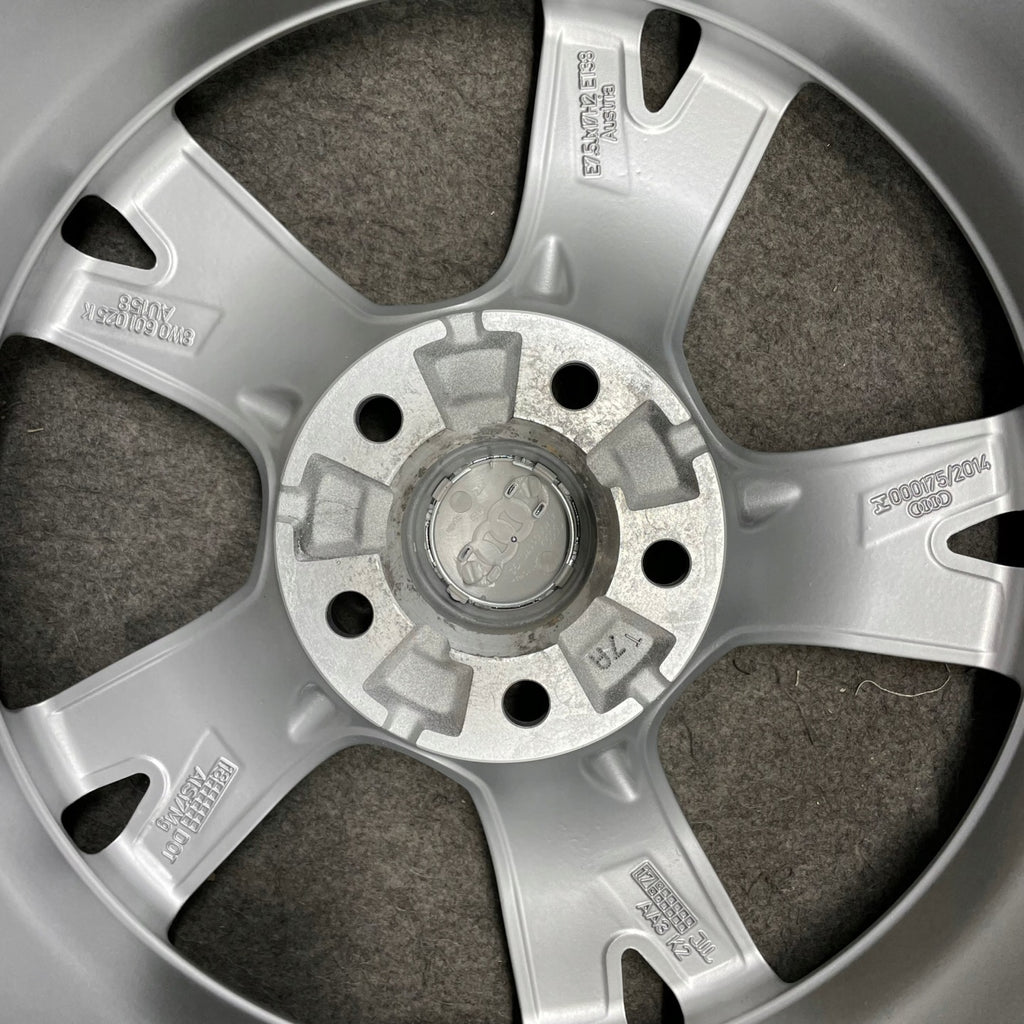 4x Alufelge 17 Zoll 7.5" 5x112 38ET Glanz Silber 8W0601025K Audi A4 Rim Wheel FEL1823041806tb