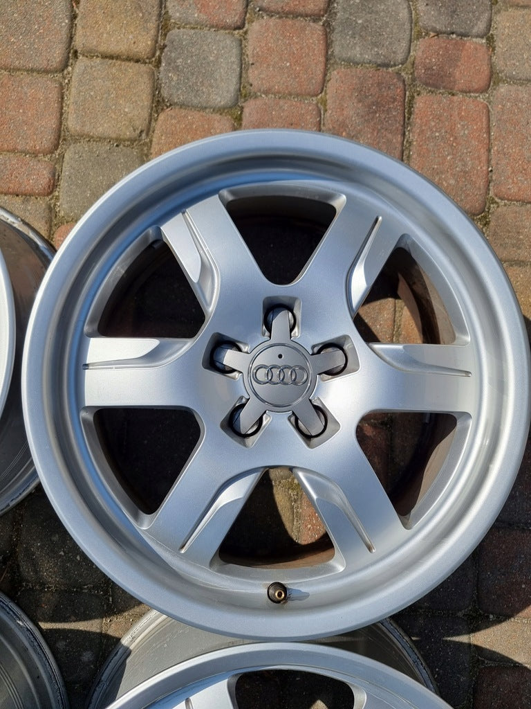 4x Alufelge 17 Zoll 7.5" 5x112 28ET Glanz Silber 8T0601025BS Audi A5 Rim Wheel FEL4722184635rp