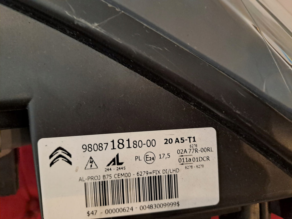 Frontscheinwerfer Citroën C4 I 9808718180-00 Xenon Rechts Scheinwerfer Headlight