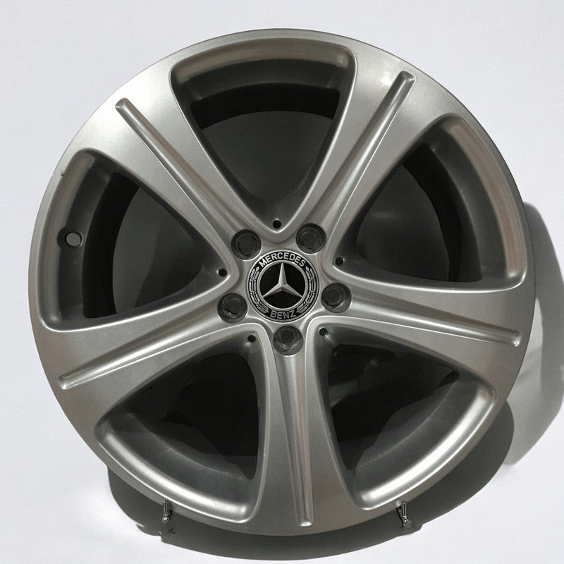 1x Alufelge 18 Zoll 8.0" 5x112 43ET Glanz Silber A2134011400 Mercedes-Benz