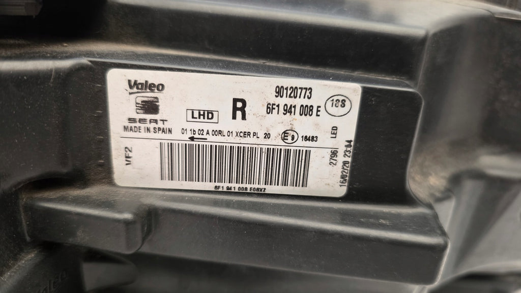 Frontscheinwerfer Seat I Ibiza 6F1941008E LED Rechts Scheinwerfer Headlight