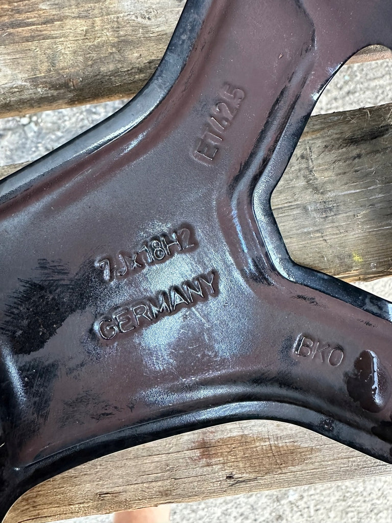 1x Alufelge 18 Zoll 7.0" 4x108 42 5ET Glanz Schwarz J1BC-1007-E1A Ford Ecosport