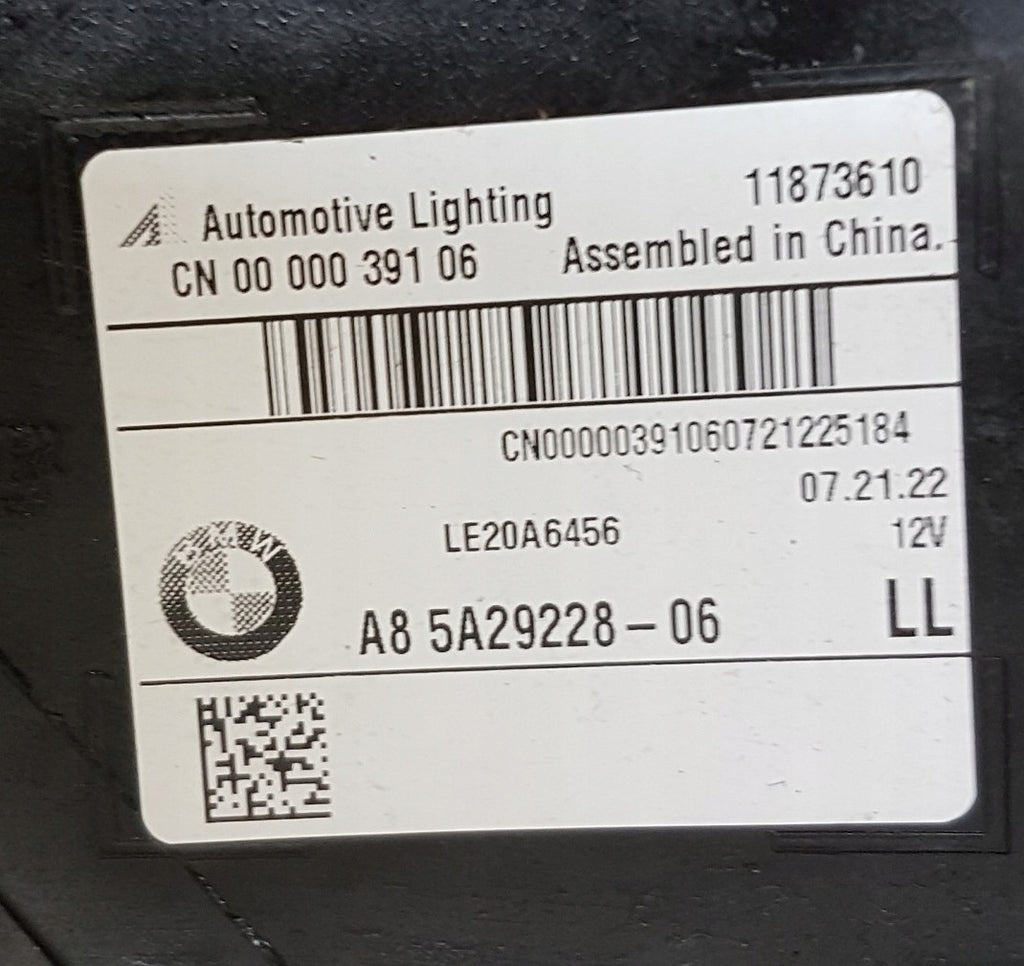 Frontscheinwerfer BMW X3 G01 G02 5A29228-06 LED Rechts Scheinwerfer Headlight SCH8599476783nv