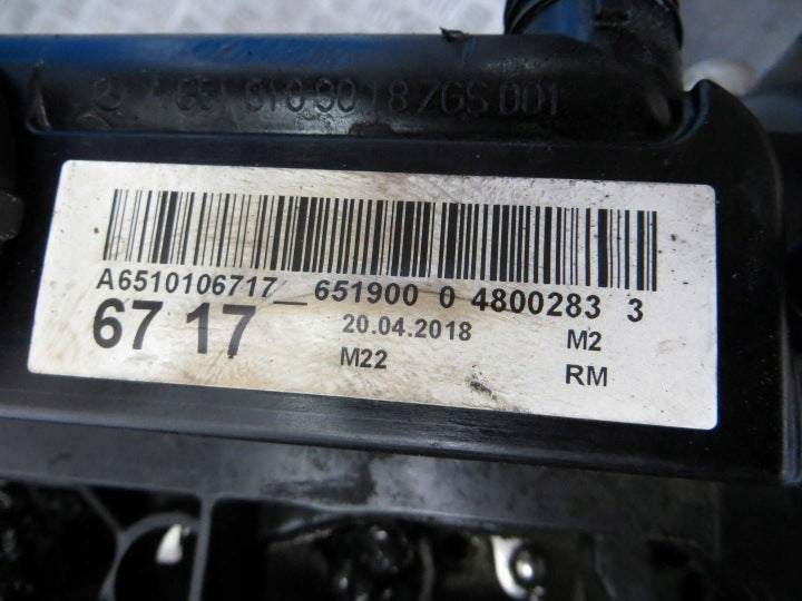 Motor Mercedes-Benz Cla 651900 2.2 2017 Diesel Engine Unkomplett MOT9548757436yl